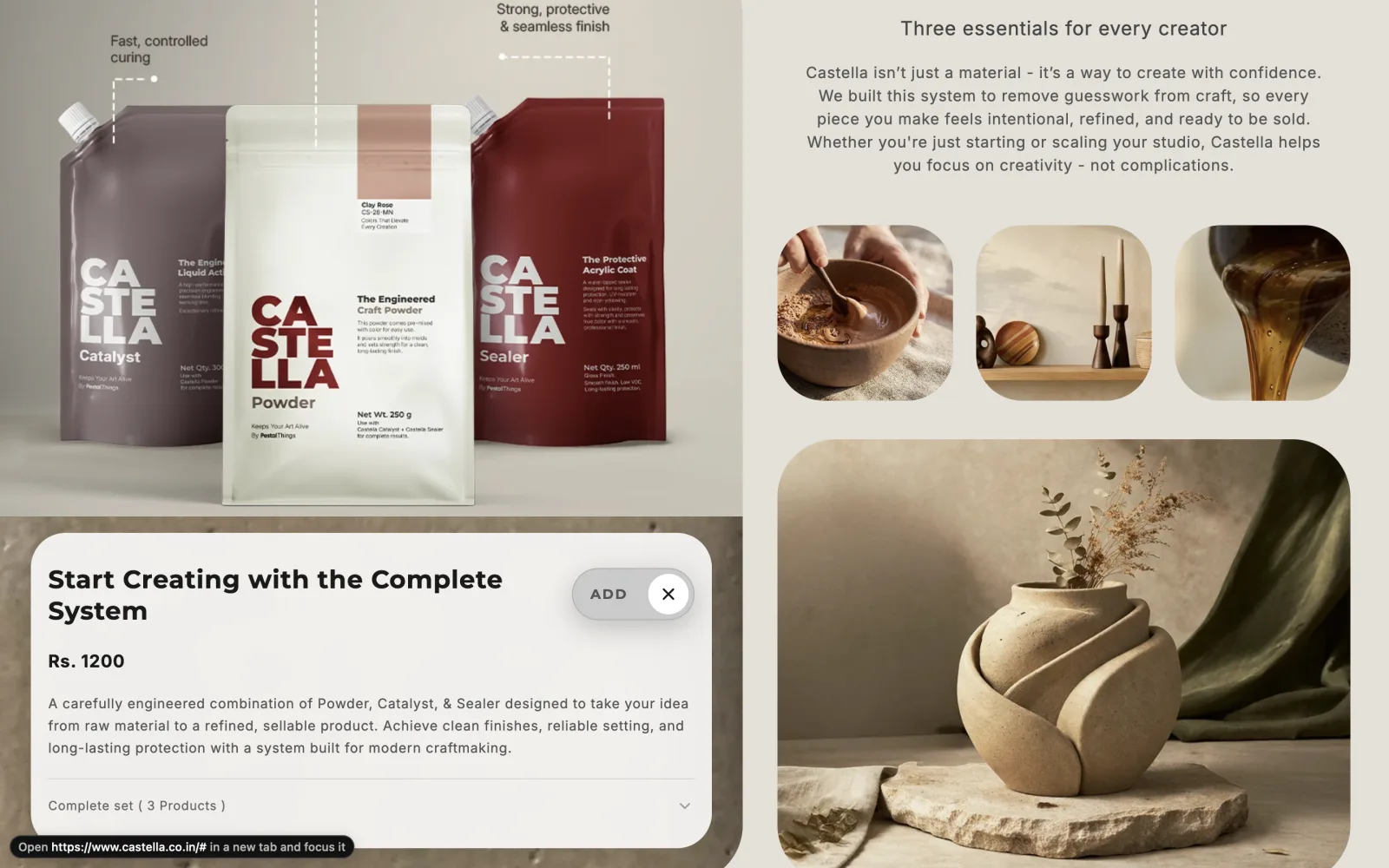 Castella — Design Project by Gokul Kannan